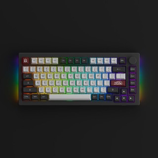 Bàn phím cơ AKKO 5075B Plus-S Dracula Castle (Multi-modes / RGB / Hotswap / Gasket mount / South Facing)