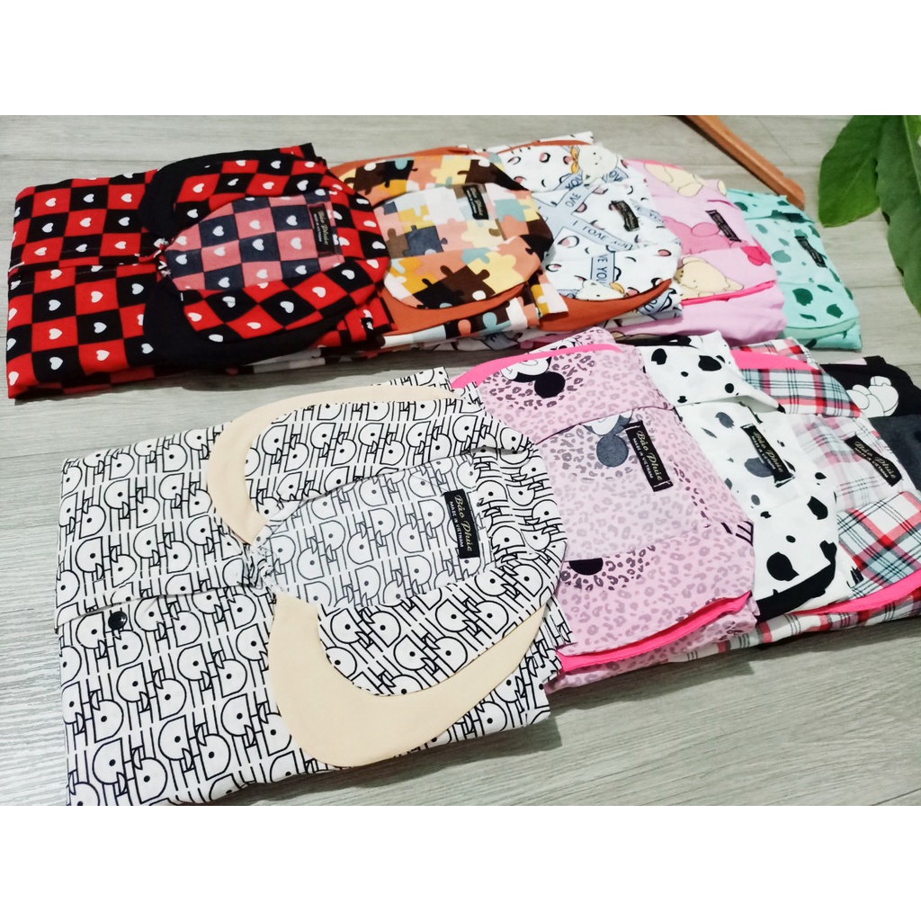 Bộ tiểu thư áo tay dài quần dài vải lụa hàn mặc nhà