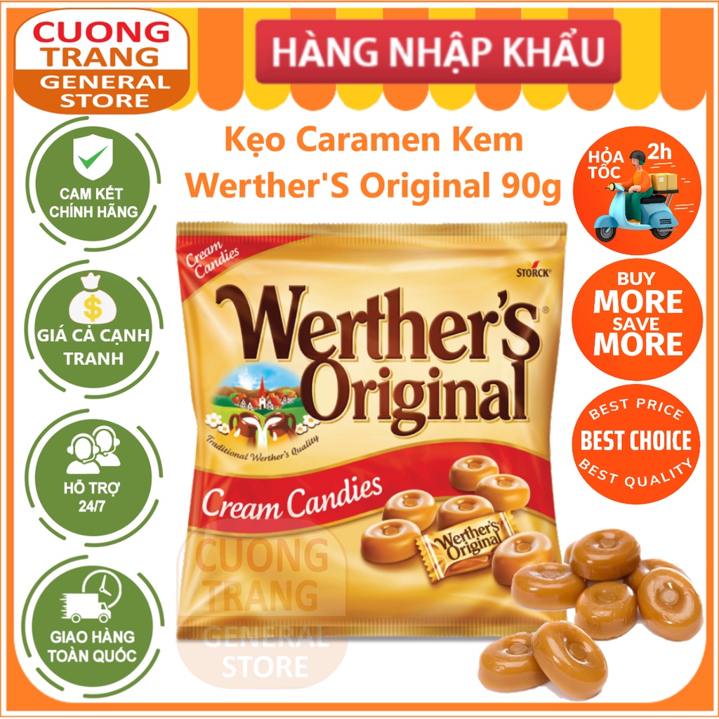Kẹo Caramen kem werther's original 90g
