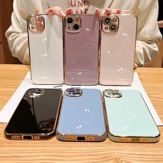 Ốp lưng Samsung A15 A14 A13 A12 M12 A11 M11 A05 A05S A04 A04e A04S A03 A03S A02 A02S 4G 5G Plating Laser Carving Protect Camera Soft Case