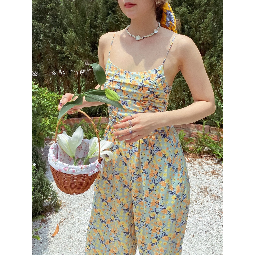 Jump dài hai dây hoạ tiết hoa Goro jump Gem Clothing SP060675