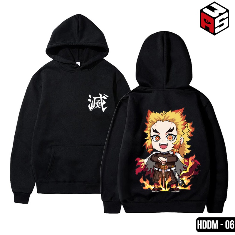 Áo Hoodie Kimetsu no yaiba, áo hoodie Demon Slayer mẫu mới chất nỉ bông dày dặn
