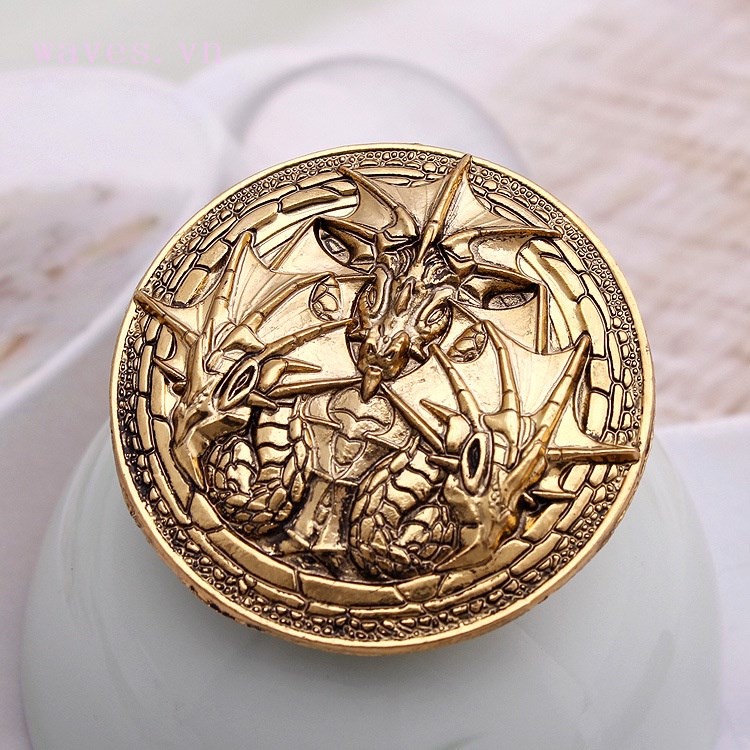 Huy Hiệu Cài Áo Hình Rồng Ba Đầu Trong Phim Trò Chơi Vương Quyền Băng Giá Mỹ