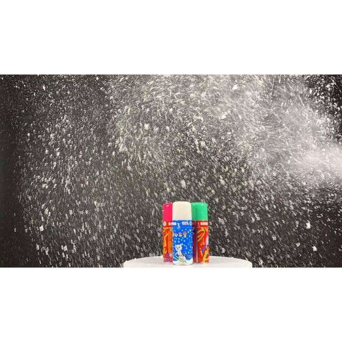 Bình xịt tuyết tạo bọt trắng sinh nhật, Giáng sinh noel, lễ hội, tết, dạng tan