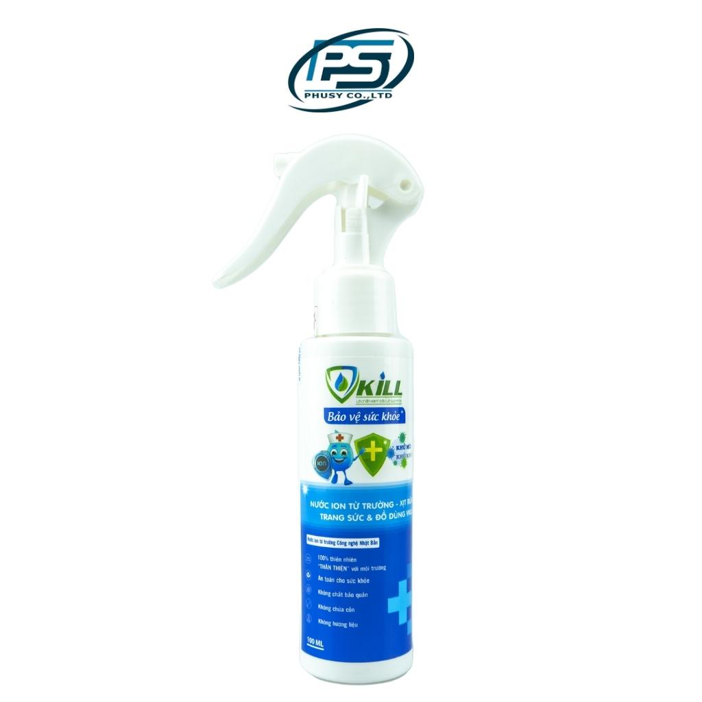 Dung Dịch Rửa Tay, Trang Sức Và Đồ Dùng Vkill Làm Sạch, Khử Mùi Và Diệt Khuẩn 100ml/250ml