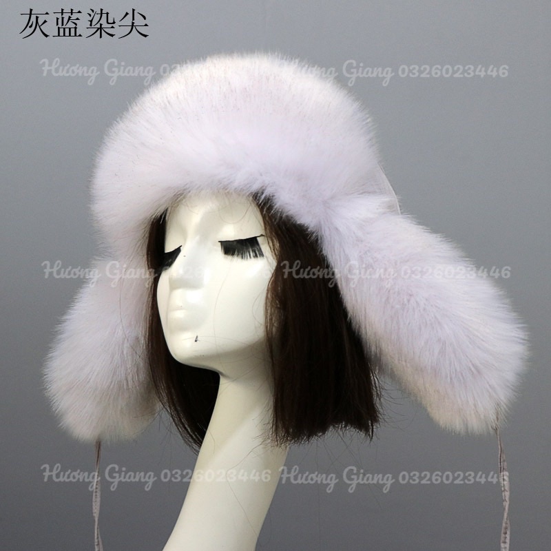 Mũ Lông Mông Cổ, Mũ Lông Trần Trám, Mũ Lông Chụp Hình Concept Noel