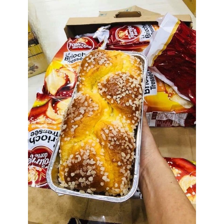 Bánh mì Hoa Cúc Nâu Rắc Đường 400g