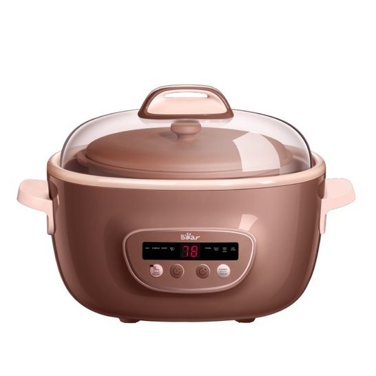 Nồi Nấu Chậm 0.8L,1,6L, 2.5L Bear Đa Năng Nấu Cháo, Chưng Yến Bản Quốc Tế Bảo Hành 18 Tháng [Tặng 1 hộp ]
