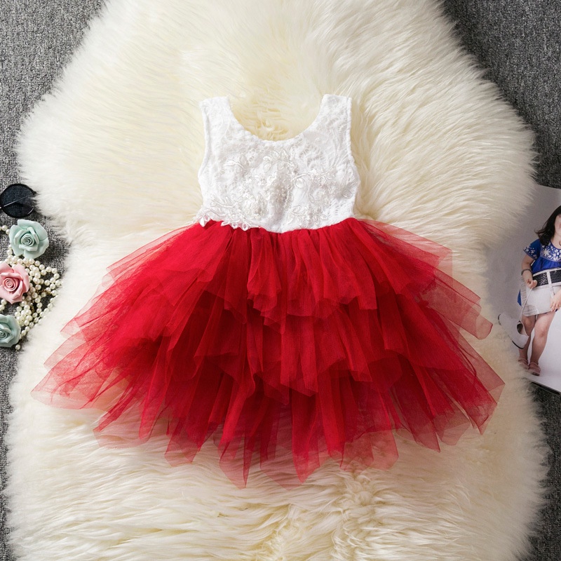 BEAR LEADER Đầm Xòe Công Chúa Phong Cách Châu Âu 2019 Dễ Thương Cho Bé Gái