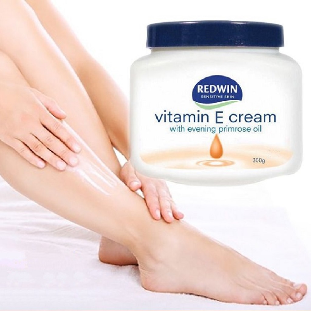 Kem Dưỡng Vitamin E Dưỡng Trắng Mềm Mịn Redwin, Kem Dưỡng Vitamin E Redwin Úc Dưỡng Ẩm 300g