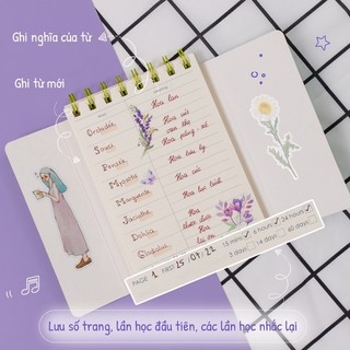 Sổ học từ vựng Klong Word Study A6 120 trang