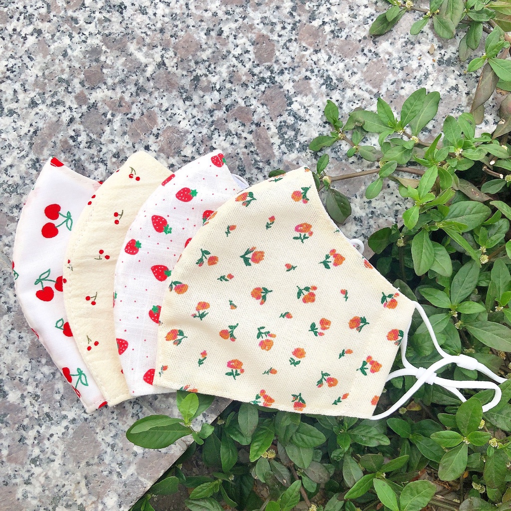 Khẩu trang vải thời trang, khẩu trang kháng khẩn, chóng bụi chống nắng