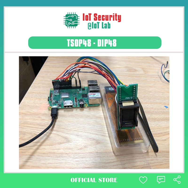 Mạch PCB ra chân TSOP48 sang DIP48 2.54mm sử dụng read/write firmware FLASH TSOP48 datasheet