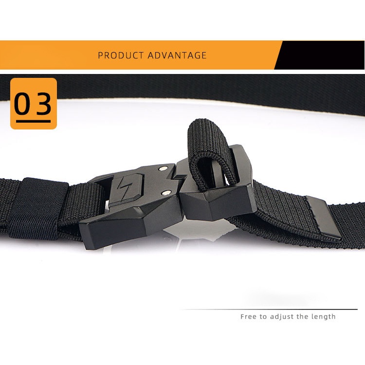 Thắt Lưng Dây Nịt Vải Siêu Bền,Trẻ Trung - Khóa Nhanh Tiện Dụng Kích Cỡ Tùy Chỉnh DT124