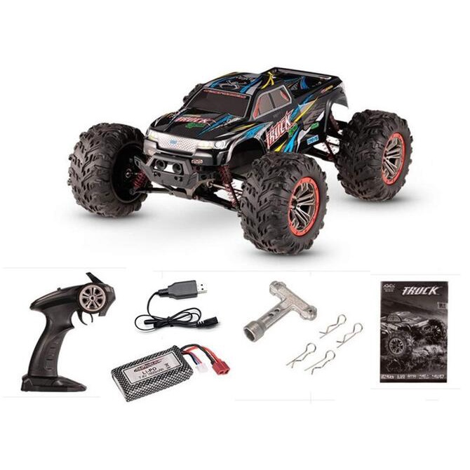 Xe RC địa hình tốc độ cao Xinlehong 9125 50km/h 4WD 1/10 mô hình ô tô điều khiển từ xa monster truck 9125 gầm kim loại