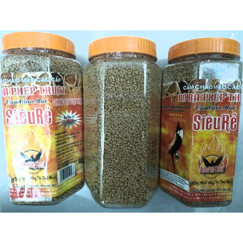 Cám chào mào Bộ Ba phép thuật SIÊU RẺ 600g