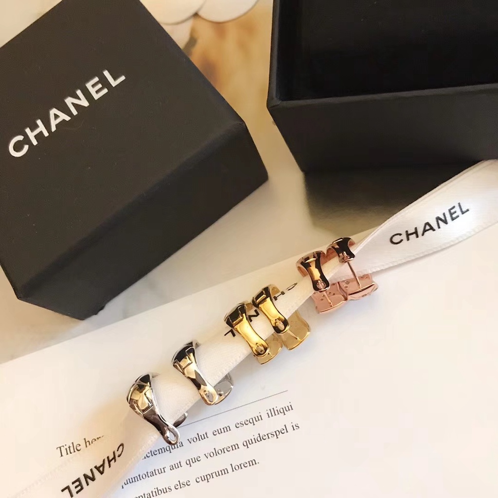 Bông Tai Mạ Vàng Hồng 18K Đính Kim Cương Nhân Tạo Cho Nữ