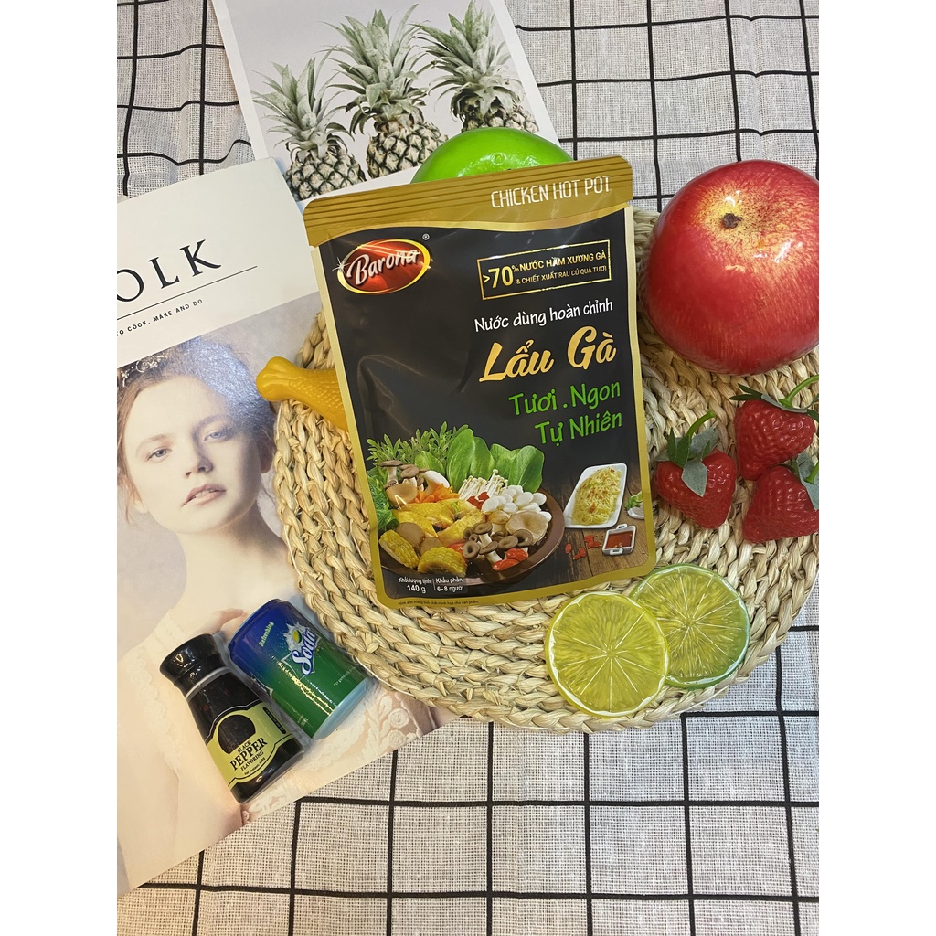 NƯỚC DÙNG HOÀN CHỈNH BARONA  LẨU THÁI / LẨU KIM CHI/ LẨU THÁI/ LẨU RIÊU CUA/ LẨU CHUA CAY/ LẨU BÒ/ LẨU GÀ / LẨU TỨ XUYÊN