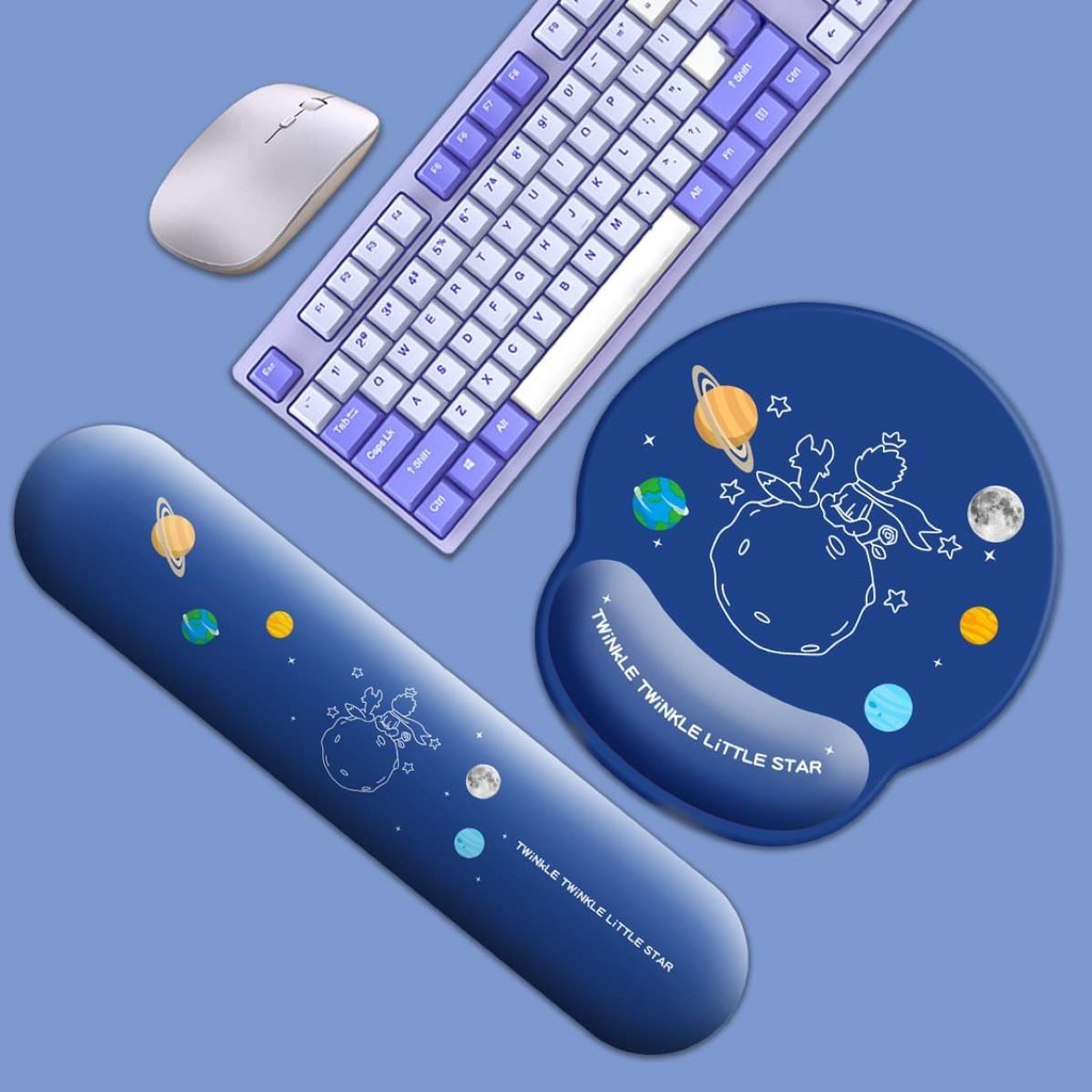 Combo lót chuột kèm kê tay mềm mại Mezy Mouse MEEKO
