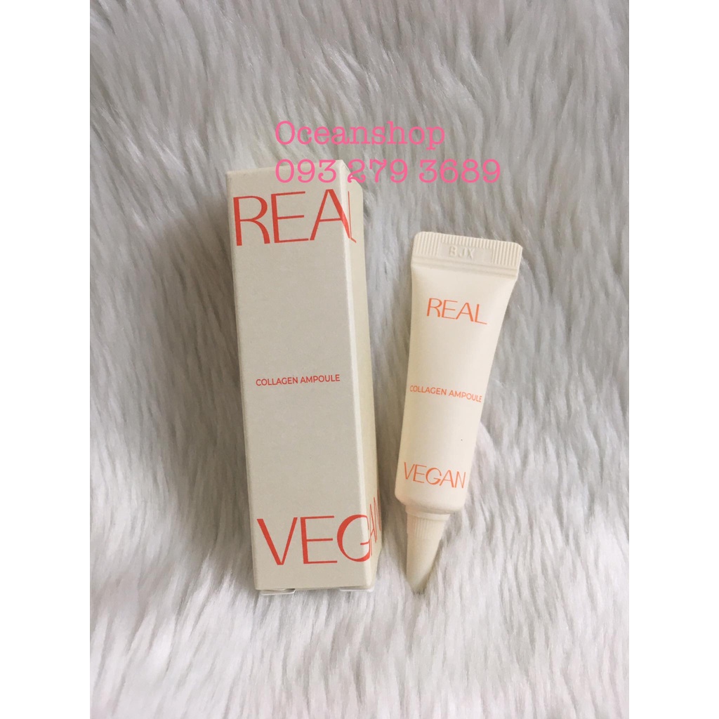 (Mini 5ml) Tinh chất Collagen chống lão hóa cải thiện nếp nhăn Klavuu Real Vegan Collagen Ampoule