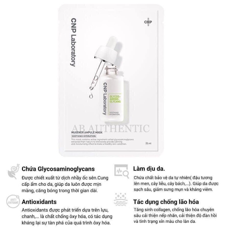 Mặt nạ CNP laboratory cấp ẩm phục hồi