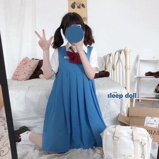 Váy yếm học sinh hãng Sleepdoll (hàng sẵn)