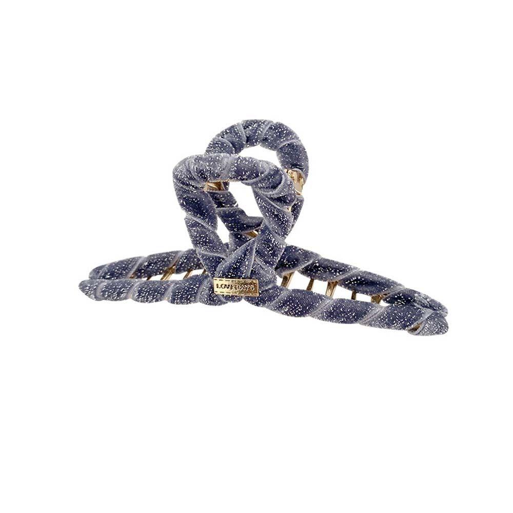 Kẹp Tóc Hình Cá Mập Màu Sắc Cà Phê Phong Cách Hàn Quốc Dành Cho Nữ