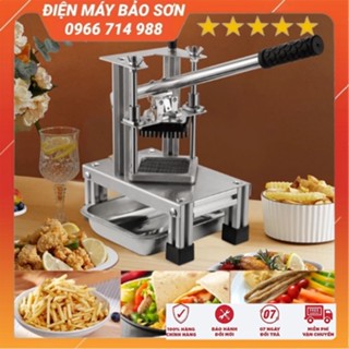 Máy cắt khoai tây chiên KFC dạng vuông,máy thái hạt lựu rau củ  Tặng bộ 3 khuôn cắt 7mm 10mm 14mm