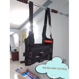 Đai treo xà kéo giãn cột sống lưng + xà ngang