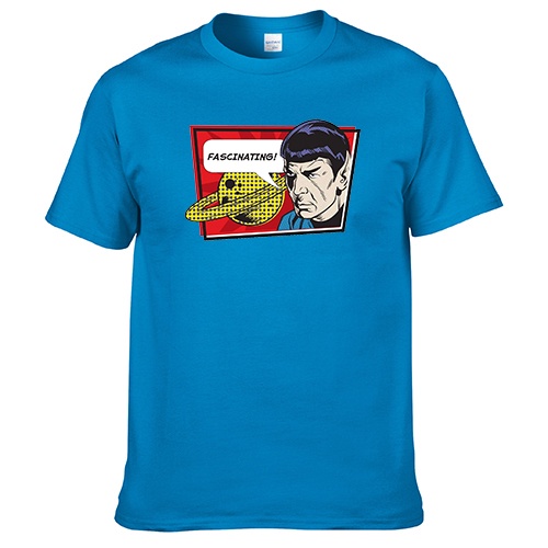Star Trek Star Trek Star Trek Star Trek Star Trek pop art Spock spo Áo thun ngắn tay dáng rộng Size 
