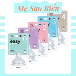 Núm ti bình sữa Grosmimi EASY Hàn Quốc