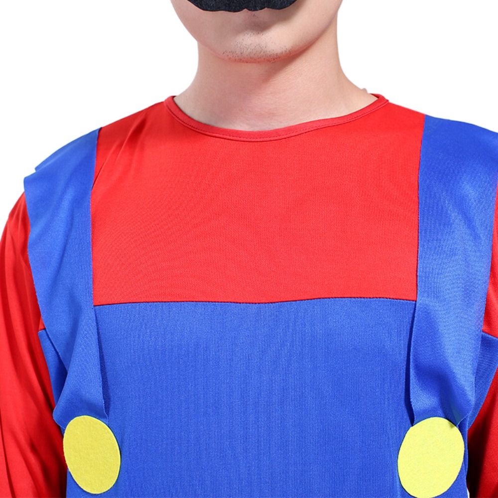 Anemone Bộ Áo Liền Quần Hóa Trang Super Mari Luigi Brother Fantasia Cho Người Lớn Và Trẻ Em