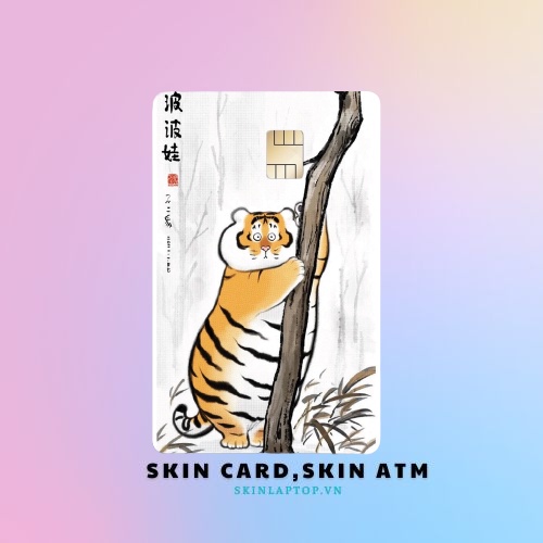 Miếng Dán Thẻ Card FATTIGER | SKIN ATM, Thẻ Xe,Thẻ Chung Cư Trang Trí - Chất Liệu Decal Vinyl Chống Nước