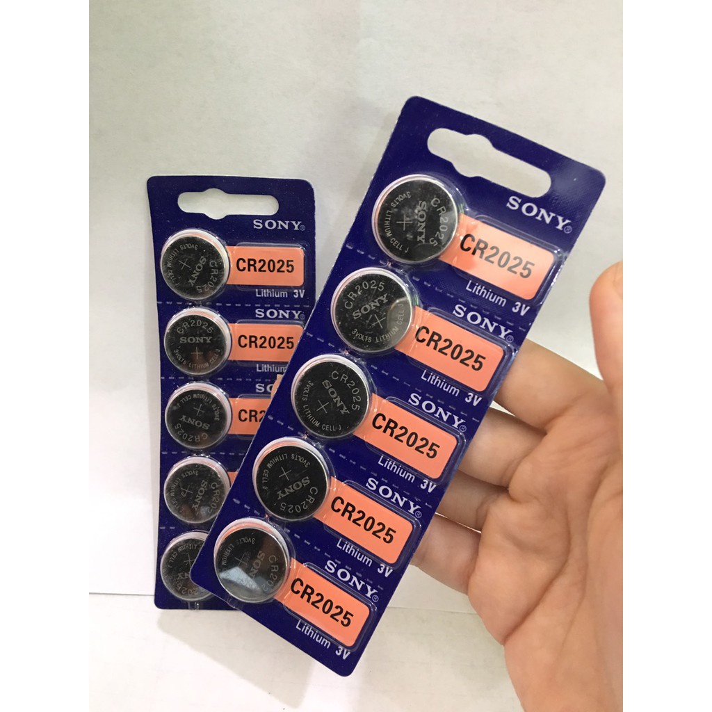 1 viên Pin cúc áo Sony 3V CR2032/ CR2025/ CR2016 – Pin nút CR2032 Sony lithium 3V