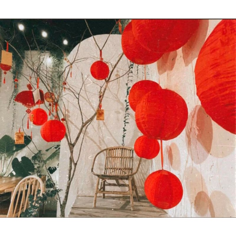 Lồng đèn giấy trang trí lễ, Tết