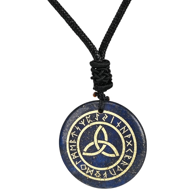 Vòng cổ Mặt Nút Thắt Theo Phong Cách Viking