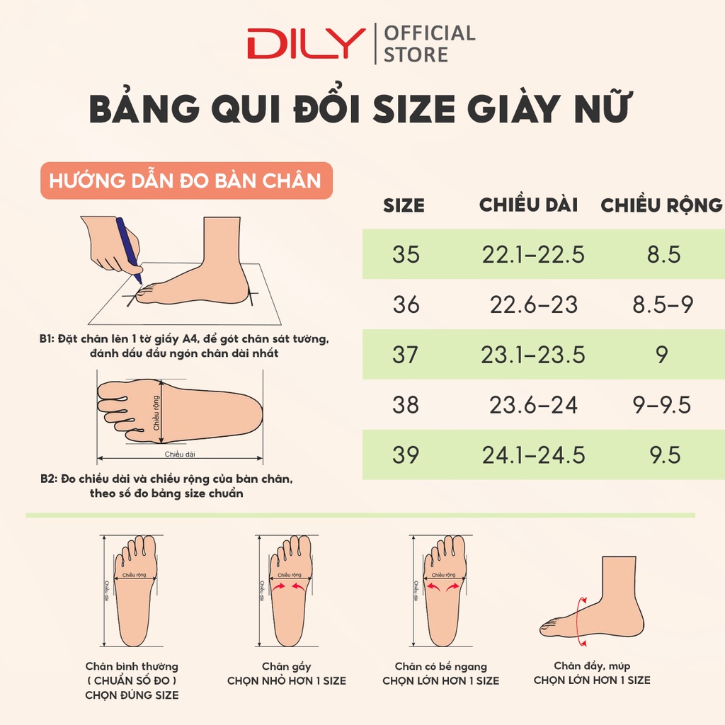 Dép guốc nữ DILY mũi vuông cao gót quai nhún êm chân cao 5cm_ AA0342