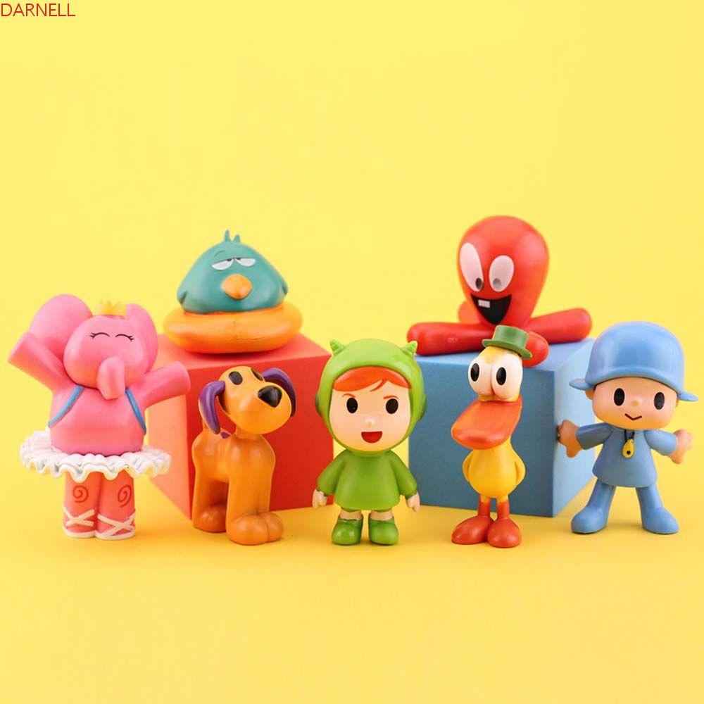 Mô Hình Đồ Chơi Nhân Vật DARNELL Pocoyo Bằng PVC Để Bàn Trang Trí