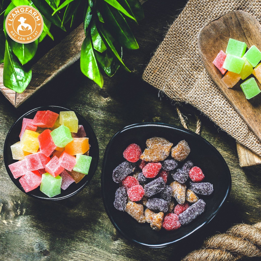 Kẹo Hương Dâu Tằm Langfarm Đặc Sản Đà Lạt Gói 350G
