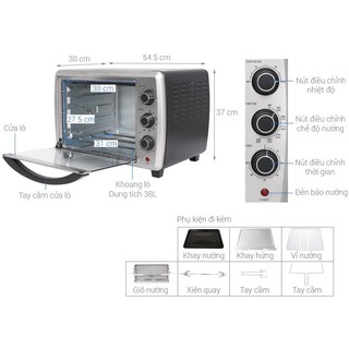 Lò nướng Electrolux EOT30MXC EOT38MXC