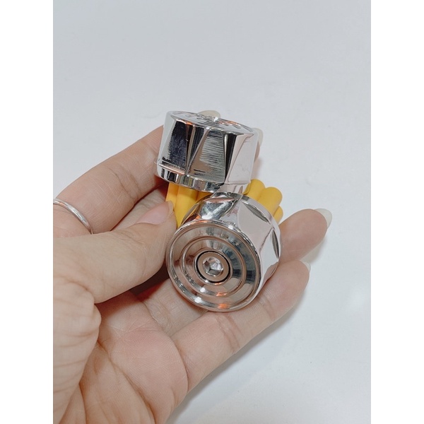 Gù Salaya inox 304 sáng bóng, mẫu dày chống rung gắn thông dụng mọi loại xe máy