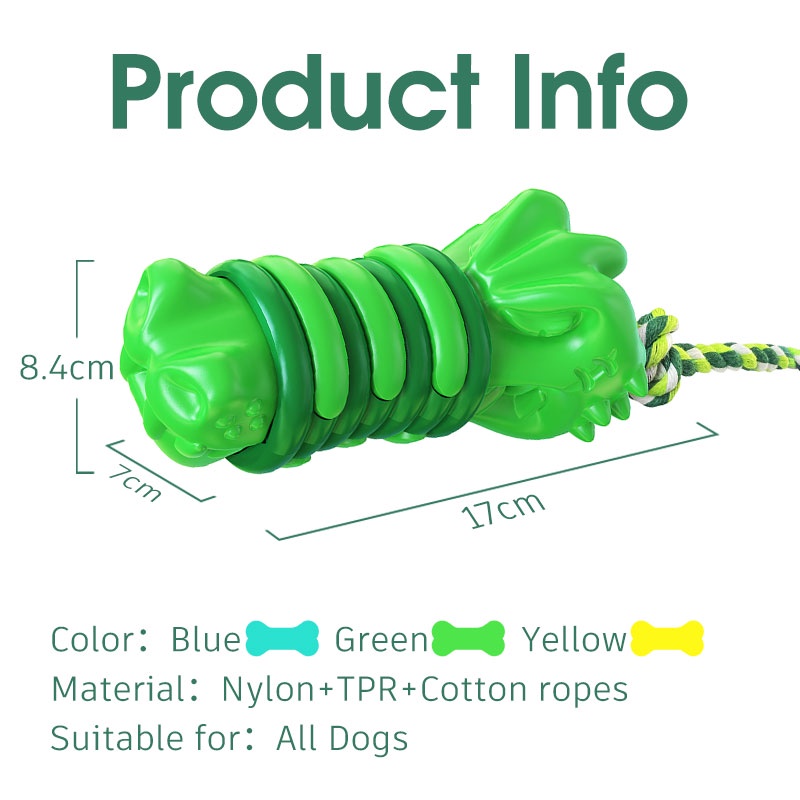 HamshMoc Đồ Chơi Nhai Gặm Tương Tác Bằng Cao Su Kích Thước Nhỏ Vừa / Lớn Siêu Bền Cho Cún Cưng