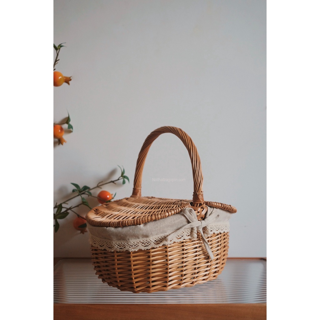 Giỏ mây picnic