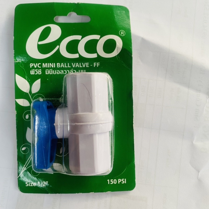 Van khóa nước phi 21 Ecco 2 đầu răng nhập khẩu từ Thái Lan