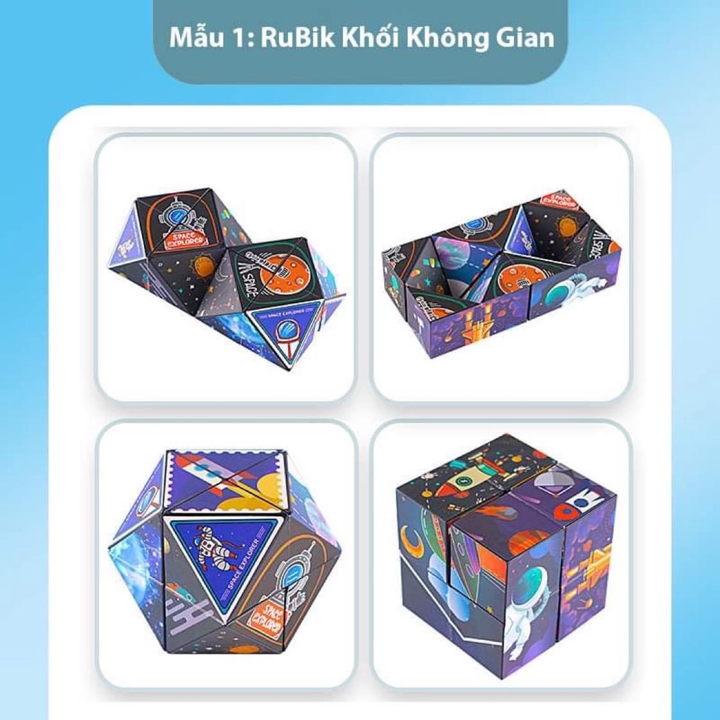 Rubik 3D Magic là mẫu đồ chơi Rubic nam châm biến thể siêu độc lạ hot tiktok mới nhất 2023