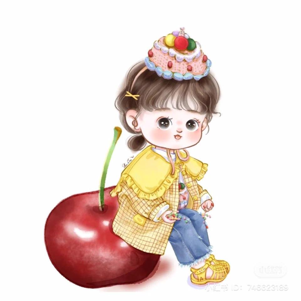 Hình ủi nhiệt - hình ép nhiệt - bé gái dễ thương