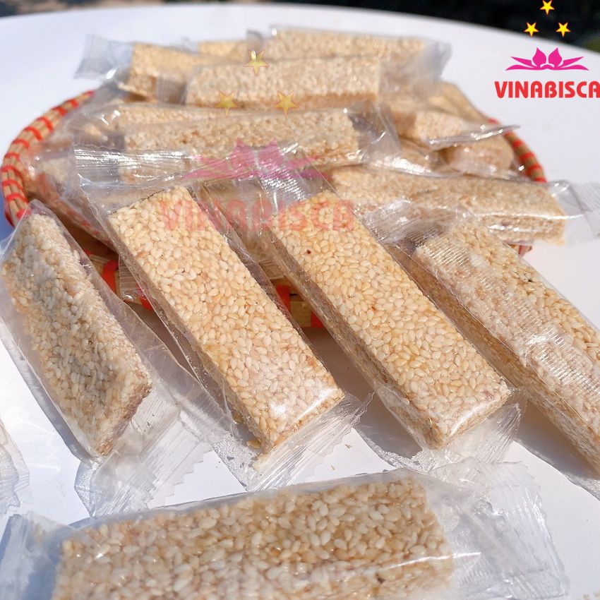 Kẹo vừng thanh, Kẹo mè trắng Vinbisca thơm giòn 150g