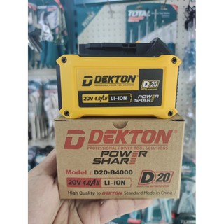 Pin dekton b4000 chân pin dewalt d20-b4000