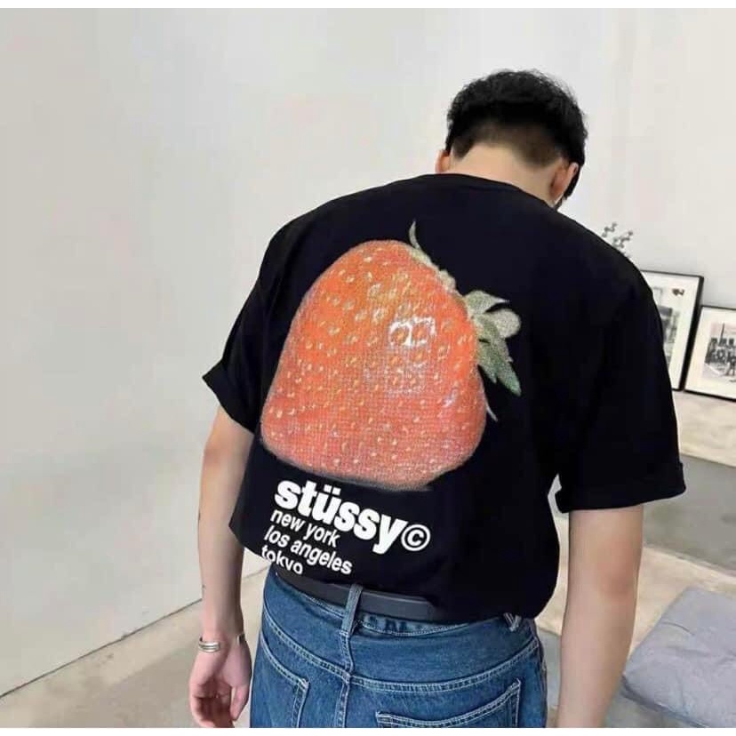 Áo thun Stussy Strawberry unisex- CÓ SẴN