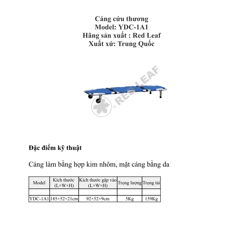 Cáng cứu thương YDC 1A1